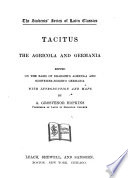 The Agricola and Germania book image