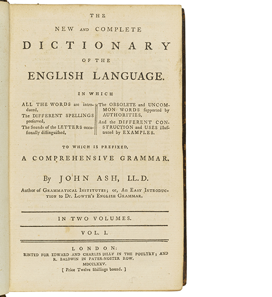The New and Complete Dictionary of the English Language, 2 Vols. book image