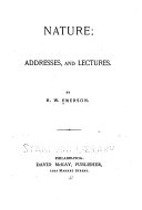 Nature: Addresses and Lectures book image