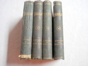 The History of England from the Accession of James II, 5 Vol. Set book image