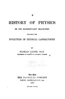 A History of Physics in its Elementary Branches book image
