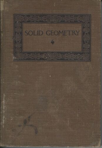 Solid Geometry book image