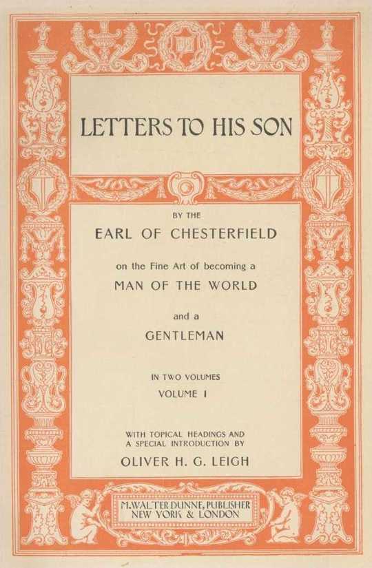 Letters to His Son, Vol. 1 book image