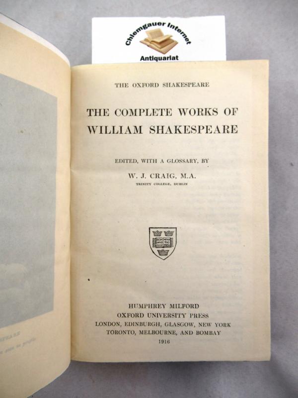 The Complete Works of William Shakespeare book image